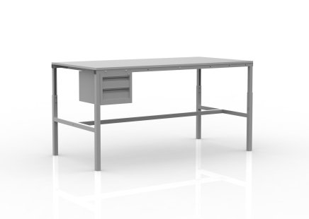 Height adjustable ESD table SPESD