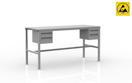 Height adjustable ESD table SPESD