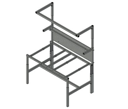 Base for height-adjustable antistatic table SPEX127