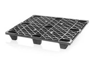 Light stackable plastic pallet H. 135 x W. 1000 x D. 1200 mm