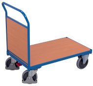 Platform trolley with one wooden filling sw-500.102, sw-600.102, sw-700.102, sw-800.102 (4 models)