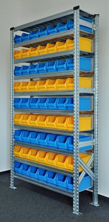 Rack with plastic boxes 877851018_VAR_5 - 2