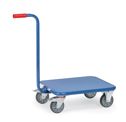 Platform steel trolley with handle KF 9