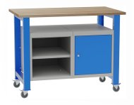 Mobile workshop table with inserted containers SD41212K