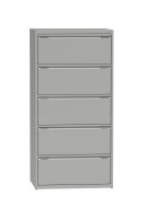 Metal filing cabinet with two rows and five drawers G2325