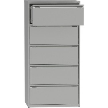 Metal filing cabinet with two rows and five drawers G2325 - 2