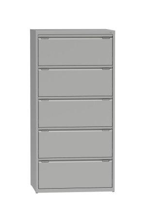 Metal filing cabinet with two rows and five drawers G2325