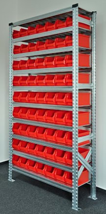 Rack with plastic boxes 877851018_VAR_2 - 2