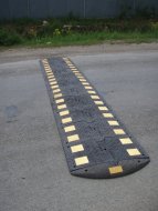 Connecting material for universal speed bumps