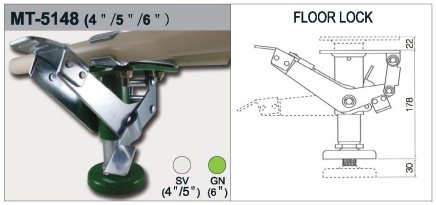 Standing fixed foot MT-5148GN