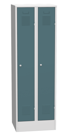 Two-compartment metal wardrobe SAS 32A - 3