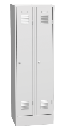 Two-compartment metal wardrobe SAS 32A - 2