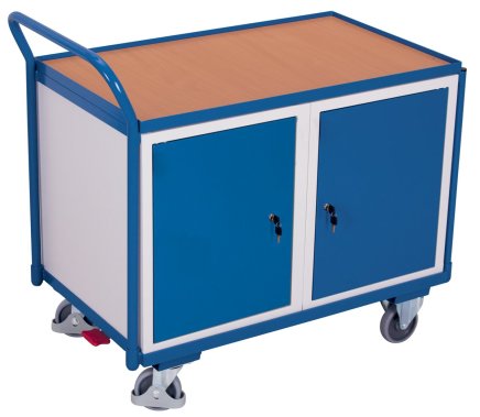 Workshop trolley with solid doors type sw-600.604