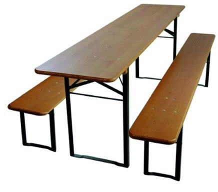 Beer set - 2x benches, 1x table