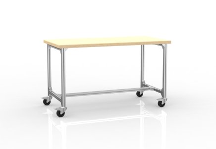 Mobile workbench made of aluminum profiles 24080731 (2 models)