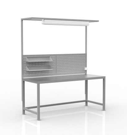 Welded Workshop Table with Extension 23080101