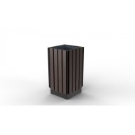 Outdoor trash can Recyclate I. maintenance-free