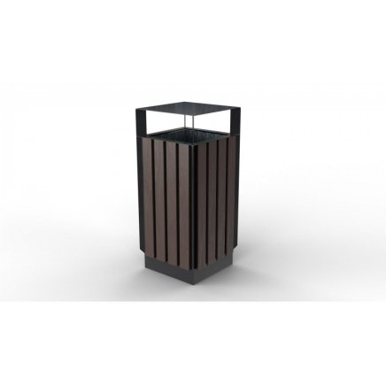 Outdoor trash can Recyclate II. maintenance-free