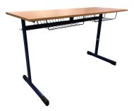 Student table Oval II height adjustable