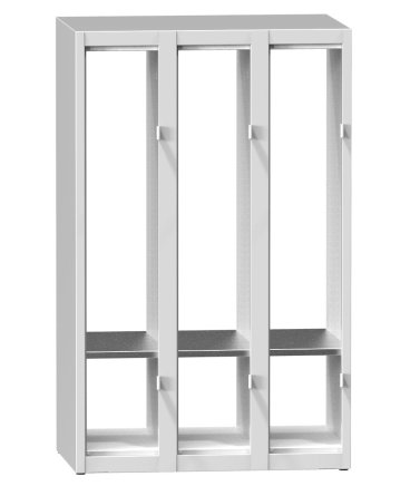 Metal wardrobe with three doors XS73-12 - 2