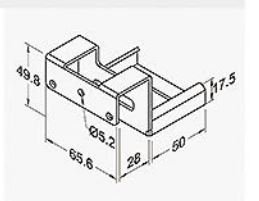 Metal track coupler PM-6010BR - 2