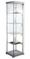 Expoline square glass cabinet