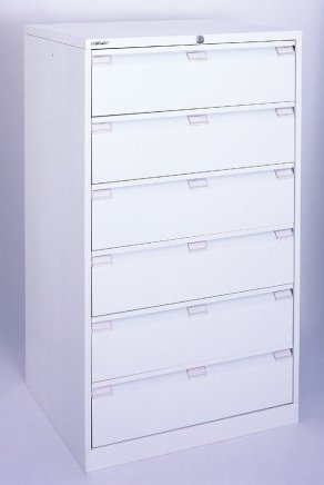 BISLEY DF6 metal three-row filing cabinet - 2