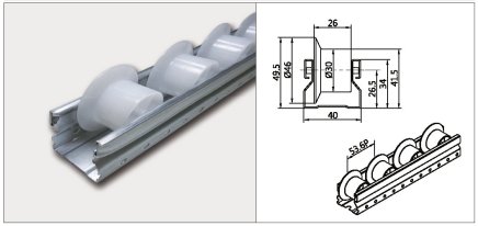 Roller track PL-401G