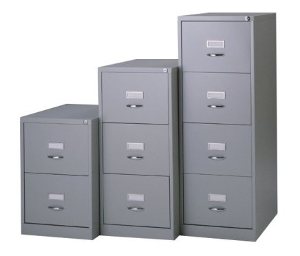 File cabinet A4 metal Bisley BS2E/FLS - set with dividers - 9