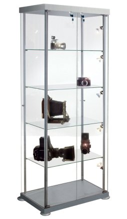 Expoline rectangular glass cabinet