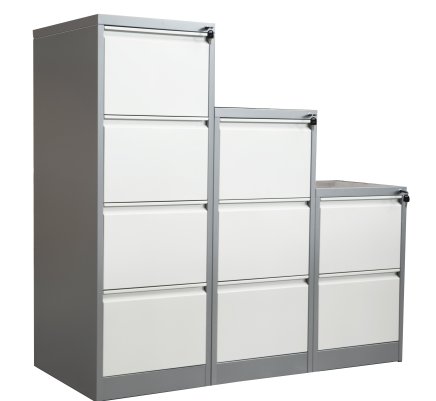 HD three-drawer filing cabinet for A4 format - 2