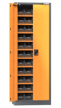 ESD cabinet with plastic boxes UK2-B11ESD