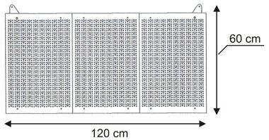 Wall panel for hanging tools 5808 - 3