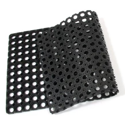 Rubber cleaning entrance mat Honeycomb 71208022 - 3