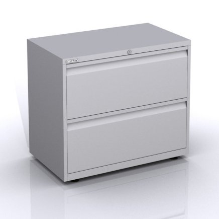 Metal filing cabinet with two drawers SYC08/0/2