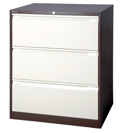 Bisley DF3 double-row metal filing cabinet