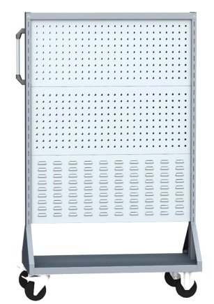 Punch stand PSZ 22 B S1 double-sided on wheels for 6 panels