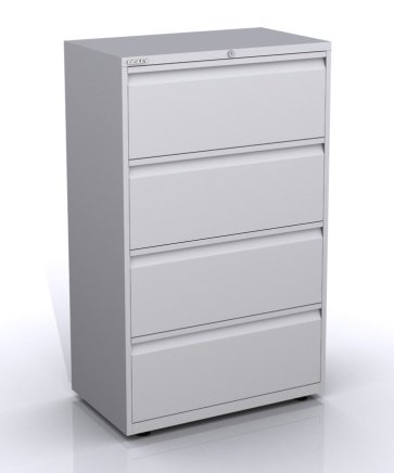 Metal filing cabinet with four drawers SYC08/0/4