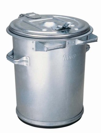 Galvanized sheet dustbin (3 models)