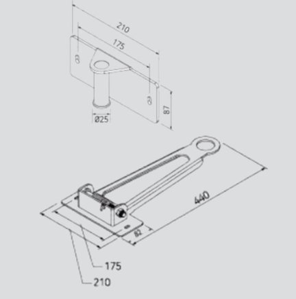 Traction arm WA-1005D - 2