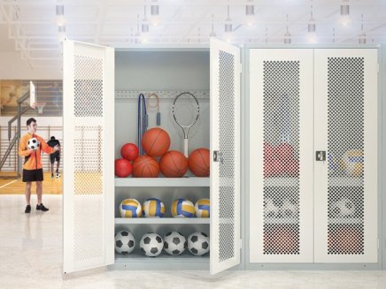 Metal cabinet SBM 212 for sports equipment