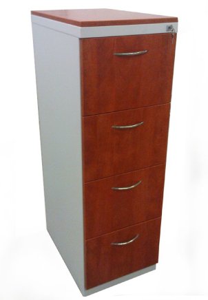 Metal filing cabinet with wooden fronts REG 44 Lamino - 2